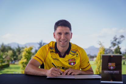 Matías Martínez firmó contrato por un año con Barcelona SC.
