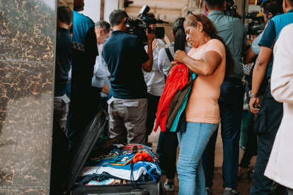 La comerciante dialogó con personal de Segura EP este lunes 19.