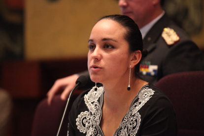 La presidenta nacional de la Revolución Ciudadana, Gabriela Rivadeneira, dijo que se reunirá con las autoridades locales del correísmo.