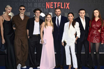 Familia Beckham en el último evento que estuvieron todos juntos.