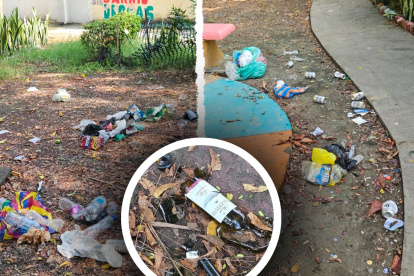 Basura en parque de Samanes 4 provoca reacción de Aquiles Álvarez en X.