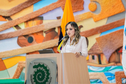 La consejera del Consejo de Participación Ciudadana, Johanna Verdezoto.