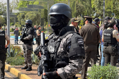 Este 21 de enero de 2026 se desplegaron más de 60 efectivos en el sector de Iñaquito, en el norte.