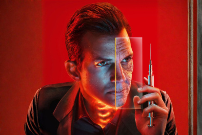 Ashton Kutcher para la serie The Beauty.