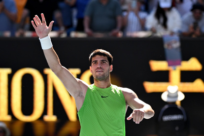 Carlos Alcaraz sumó su segunda victoria en el Abierto de Australia.
