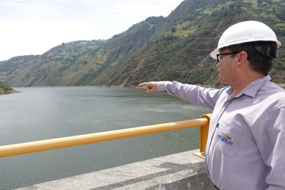 El nivel del embalse de Mazar se ubica en 2.144,02 metros sobre el nivel del mar (msnm)