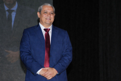 Jorge Luis Moncayo es secretario general de la Organización Única Nacional de Trabajadores del Ministerio de Salud Pública (Osuntramsa).