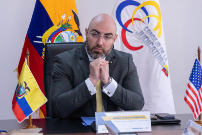 El presidente del Consejo de la Judicatura, Mario Godoy Naranjo.