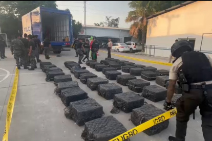 2024 fue el año en que más droga se incautó en Ecuador, con más de 290 toneladas de estupefacientes decomisadas.