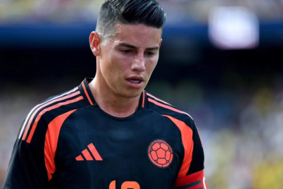James Rodríguez, jugador colombiano de 34 años.