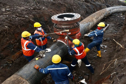 Ecopetrol transporta una parte del crudo, que produce en la zona sur, por el oleoducto ecuatoriano (foto referencial).