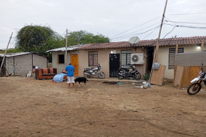 En este sector se cometió el ataque armado contra una familia, que dejó cinco muertos en General Villamil Playas.