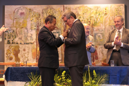 José Villón, director de la institución, y Fernando Mancero.