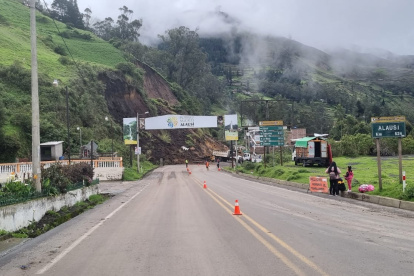 En Alausí les preocupa el trazado que se ha propuesto como variante de la carretera E35 que, según aseguran, dejaría aislado a este cantón.