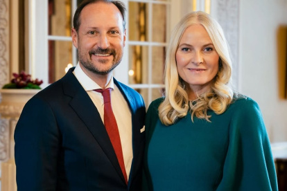 Haakon y Mette-Marit de Noruega.