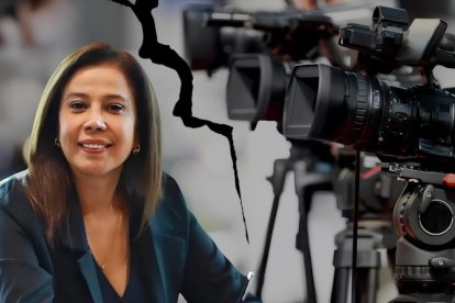 Cynthia Gellibert, secretaria de la Administración Pública y directora nacional de ADN, se declaró enemiga de los medios de comunicación.