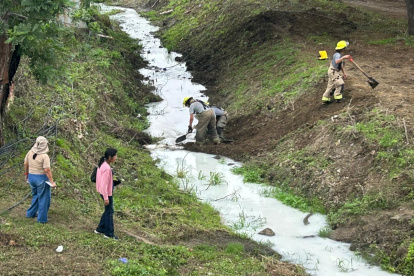 Bomberos confirman que no hay riesgo para la salud.