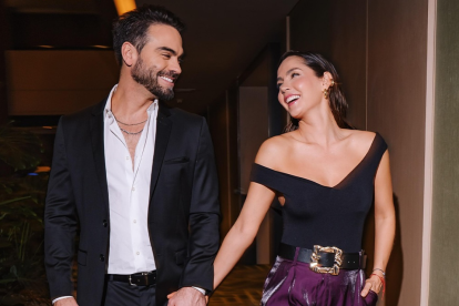 Carmen Villalobos y su expareja, Frederik Oldenburg.