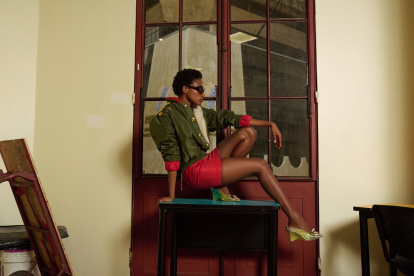 Nathaly Quiñónez, modelo ecuatoriana que vive en Alemania.