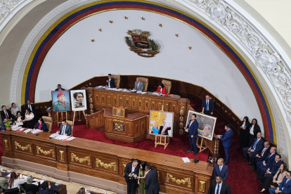 La Asamblea Nacional de Venezuela, durante la sesión del 29 de enero, en la que se aprobó la reforma a la Ley de Hidrocarburos para atraer inversión privada.