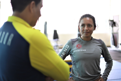 La marchista Glenda Morejón vuelve a los entrenamientos y competencias de alto nivel, luego de su periodo de embarazo.