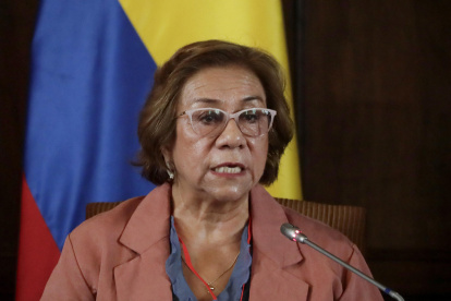 La canciller de Colombia, Rosa Villavicencio, en una foto de archivo.