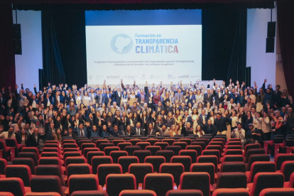 Capacitaciones. El programa climático fue lanzado en un auditorio de la Universidad del Azuay.