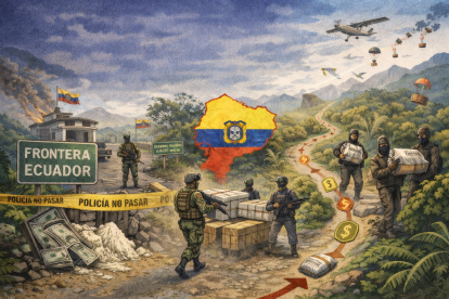La franja fronteriza de Ecuador con Colombia ha experimentado una transformación acelerada del fenómeno criminal.