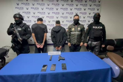 Sospechosos capturados por la Policía
