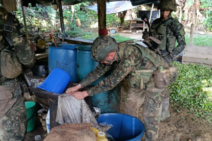 Las autoridades colombianas desmantelaron una red dedicada al tráfico de sustancias químicas