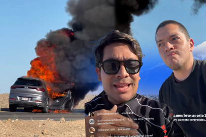 Los influencer mexicanos Pepe y Teo dieron a conocer el accidente en sus redes sociales.