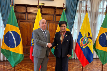 Brasil anunció que abrirá en el segundo semestre de este año una Agregaduría Policial en su embajada en Quito.