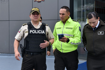 Germán León de La Torre, comandante subrogante de la Policía del DMQ dio más detalles del caso el 2 de febrero de 2026.