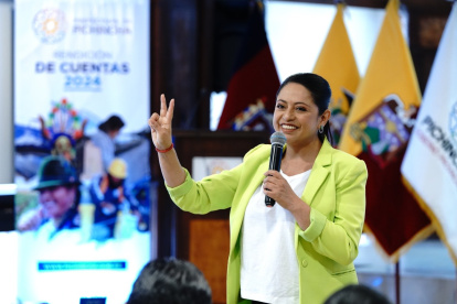 Paola Pabón, prefecta de Pichincha, se pronuncia sobre la reforma al COOTAD impulsada por el Gobierno.