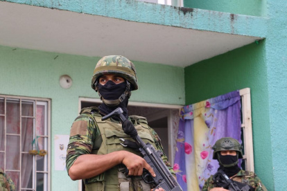El Bloque de Seguridad desplegó  una operación militar en Quevedo, provincia de Los Ríos.