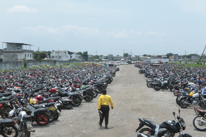 Uno de los centros de retención vehicular de la ATM.
