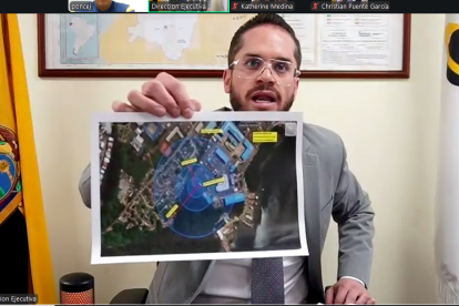 El director ejecutivo (E) mientras dialoga con EXPRESO.