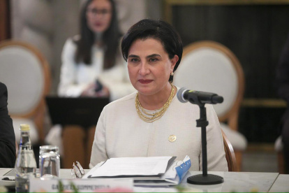 La ministra de Relaciones Exteriores de Ecuador, Gabriela Sommerfeld.