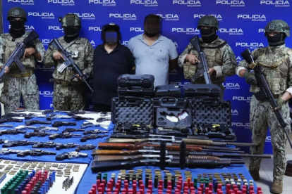 Durante la intervención se aprehendió a dos individuos