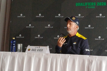 Raúl Viver, capitán del equipo nacional, dio detalles de la preparación tricolor para la Copa Davis.