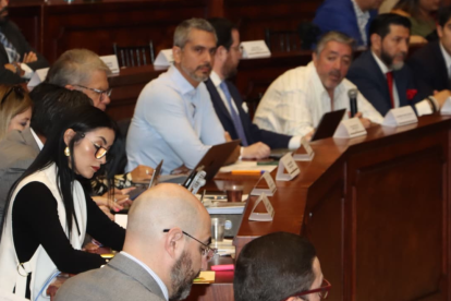 Comisión de Fiscalización durante la sesión sobre el caso Triple A