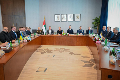 La segunda ronda de contactos trilaterales entre negociadores de Ucrania, Rusia y EE.UU. en la capital de los Emiratos Árabes Unidos, Abu Dabi.