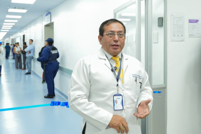 Daniel Eduardo Rodríguez Silvestre, gerente del Hospital Teodoro Maldonado, acusado por presunto peculado.