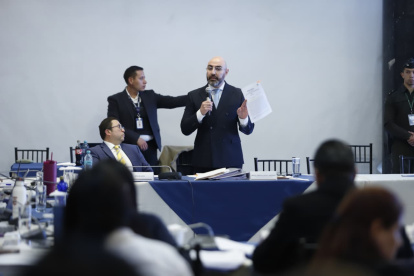 El presidente del Consejo de la Judicatura, Mario Godoy, practicó las pruebas documentales de descargo en su juicio político.