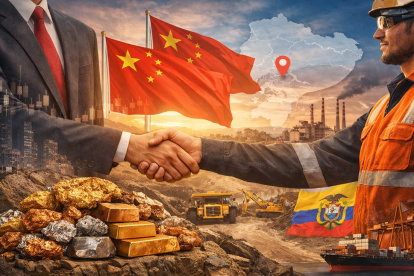China está a cargo de los principales proyectos de oro y cobre de Euador.