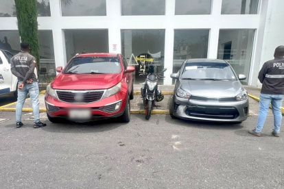 Como parte del operativos se recuperó vehículos reportados como robados.