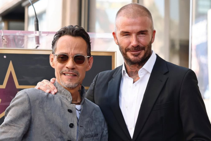 En septiembre de 2023, Marc Anthony recibió una estrella en el Paseo de la Fama de Hollywood en Los Ángeles. Le acompañó David Beckham.