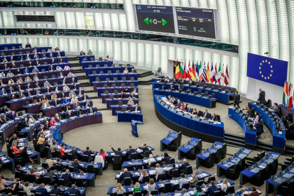 Los diputados del Parlamento Europeo analizan el euro digital.