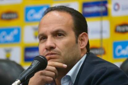 El presidente de la Ecuatorina de Fútbol, Francisco Egas, aspira a un tercer mandato en el cargo.