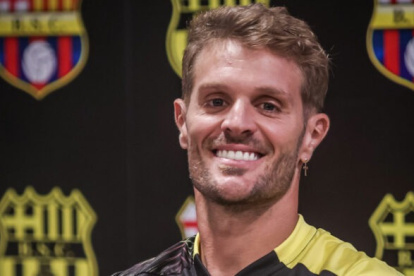 Javier Burrai fue campeón de Ligapro con BSC en 2020 siendo clave en la tanda de penales en Casa Blanca